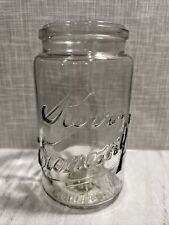 Vintage Kerr Economy Jar Clear Wavy Glass Wide Mouth Quart 1903 Patent Date picture