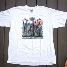 Vintage 90’s southern silk screen Maine Wildlife Moose Shirt Size XL picture