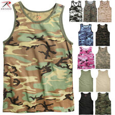 Rothco Camouflage Sleeveless Tank-Top Tactical Army Military T-Shirt picture