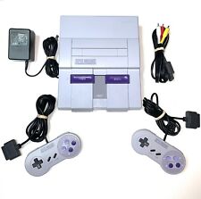 Super Nintendo SNES System Console With 2 OEM Controllers Authentic & Clean picture
