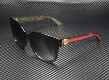 GUCCI GG0034S 002 Rectangular Square Black Grey 54 mm Women's Sunglasses picture
