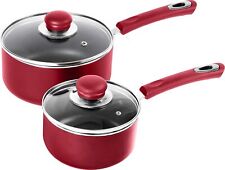 Nonstick Cookware Saucepan Set 1 Quart and 2 Quart with Glass Lid Utopia Kitchen picture