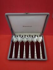 Bamboo by Various Makers Sterling Silver Ice Cream Spoon set of 6 .950 silver 6