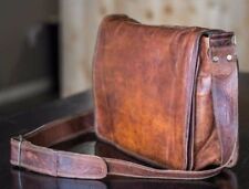 Handmade Men's Genuine Leather Vintage Laptop Messenger  Briefcase Bag Satchel picture