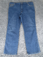 Vintage Lee Riders Jeans Mens 46x32 Blue Denim Blend* Straight Leg Made In USA picture