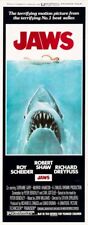 1975 JAWS VINTAGE HORROR FILM MOVIE POSTER PRINT STYLE B 36x14 9 MIL PAPER picture