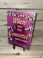 Vintage 1958 HC/DJ Where are the Converts? Sidney W. Powell Super Rare Good Copy picture