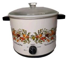 Vintage Kmart La Cuisine Sim R Pot Spice Of Life 3.5 Quart Slow Cooker Pyrex picture