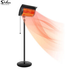 Electric Standing Patio Heater 1500W Infrared Outdoor Heater W/Overheat Protect picture