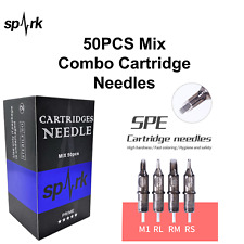 50PCS Mix Combo Spark Tattoo Sterilized Disposable Cartridge Needles picture