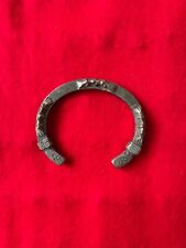 19C Antique Ethnic Islamic Solid Silver Bracelet North Africa/Middle East/Asia picture