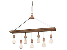 Westinghouse Lighting Industrial Rustic Vintage Style Chandelier - Copper picture