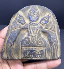Ancient Central Asian Bactrian Antiques King With Gurds Story Engrave Relief Til picture