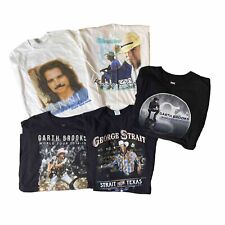 Vintage Early 2000s Country Music Tees Lot Kenny Chesney George Strait L-2XL picture