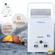 Portable 6L LPG 1.6 GPM Propane Gas Tankless Outdoor Instant Hot Water Heater CE picture