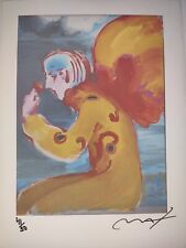 COA Peter Max Painting Print Poster Wall Art Signed Pop Art Unframed picture