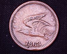 1863 Civil War Store CardFlying Eagle JJ Squier Cambridge OH #OH115/1168   #CW87 picture