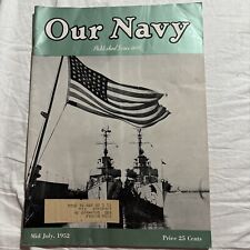 OUR NAVY MAGAZINE June 1952 picture