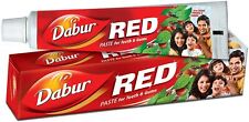 3 Tubes Dabur Red Herbal Toothpaste 400g Total With Clove & Mint picture