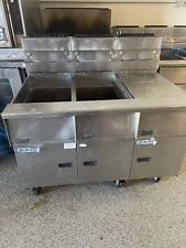 Pitco Solstice Supreme SSH55 3 Bank Fryer Natural Gas W/ Filtration System picture