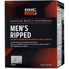 GNC AMP Men's Ripped Vitapak Program Advanced Muscle Performance  02/25 picture
