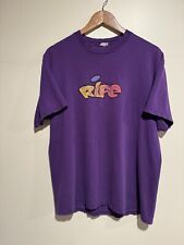 Vintage 90s Ripe Skateboards Skateboarding Double Sided Skate T Shirt Size XL picture