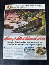 Vintage 1944 Studebaker Weasel M29C WWII Print Ad picture