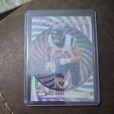 🔥🦄EXTREMELY RARE 2023 Panini Illusions Mystique Will Anderson Jr RC Error #40 picture