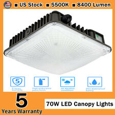 2 Pack 70W Canopy Led Light for Warehouse Gas Station Car Wash, 5-Year Warranty picture