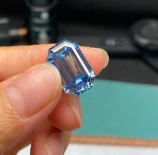 2Ct CERTIFIED Natural Diamond Emerald Cut blue Color  D Grade VVS1 +1 Free Gift picture