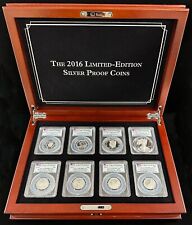 2016 Silver PROOF Coin Set w/ Silver Eagle PCGS PR70 DCAM - 8 Total SCARCE picture