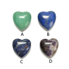 Green Aventurine/Lapis Lazuli/Sodalite/Amethyst Heart Size 40mm Sold by Piece picture
