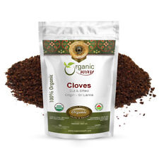 Organic Way Hand Selected Cloves Cut & Sifted - Organic, Kosher & USDA Certified picture