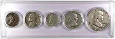 1951 Year Set 5 Coins in AG About Good or Better Condition Collectible Gift Set picture