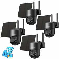 4PCS Xega 4G LTE Cellular Security Camera Solar with SIM Card, Outdoor Camera picture