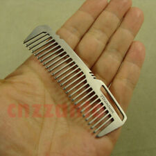 New Titanium Ti Comb Unisex Outdoor EDC Hair Comb Health Care static-free Ti151 picture