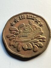 Vintage 8-sided Six Flags Log Ride Token #sv1 picture