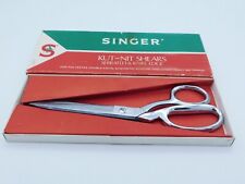 Vintage Singer Kut-Nit Shears Sewing Scissors No. C808 Original Box 1977 picture