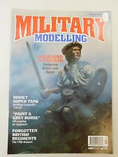 Military Modeling Highland Clansman Soviet Super Tank AUG 1993 Vintage Magazine picture