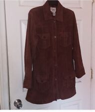 Lilly Pulitzer Vintage Brown  Lamb Suede Western Jacket Size Medium W/O Belt picture