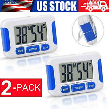 2X Digital Kitchen Timer Magnetic Cooking LCD Large Count Down Clear Alarm Egg picture