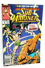 Saga of Sub-Mariner #10 Thing Namor UPC Newsstand 1989 Marvel Comics F/F+ picture