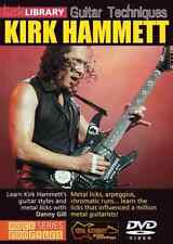 LICK LIBRARY Guitar Techniques Metallica's KIRK HAMMETT Video Lesson DVD picture