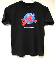 Vintage 90s Planet Hollywood T-shirt Mens Sz Large Black Mall of America picture