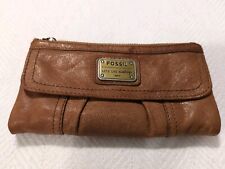 Fossil 1954 Long Live Vintage Wallet Brown Leather Western Country picture