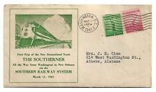 1941 Southern Railway Southerner First Trip Cover w/Letter Scott 899 & 900 picture