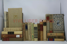 Lot 5 of Cream/Brown/Beige/White/Gray Old Vintage Rare Hardcover Random Books picture