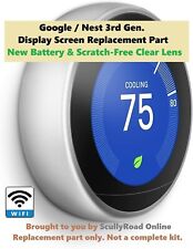 Google Nest 3rd Generation Learning Stainless Steel WIFI Thermostat: REPLACEMENT picture