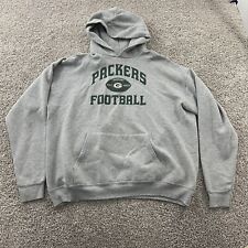 Vintage Green Bay Packers Sweater Men XL NFL Football Pullover Hoodie Streetwear picture