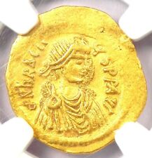 Heraclius Gold AV Tremissis Gold Byzantine Coin 610-641 AD - Certified NGC XF EF picture